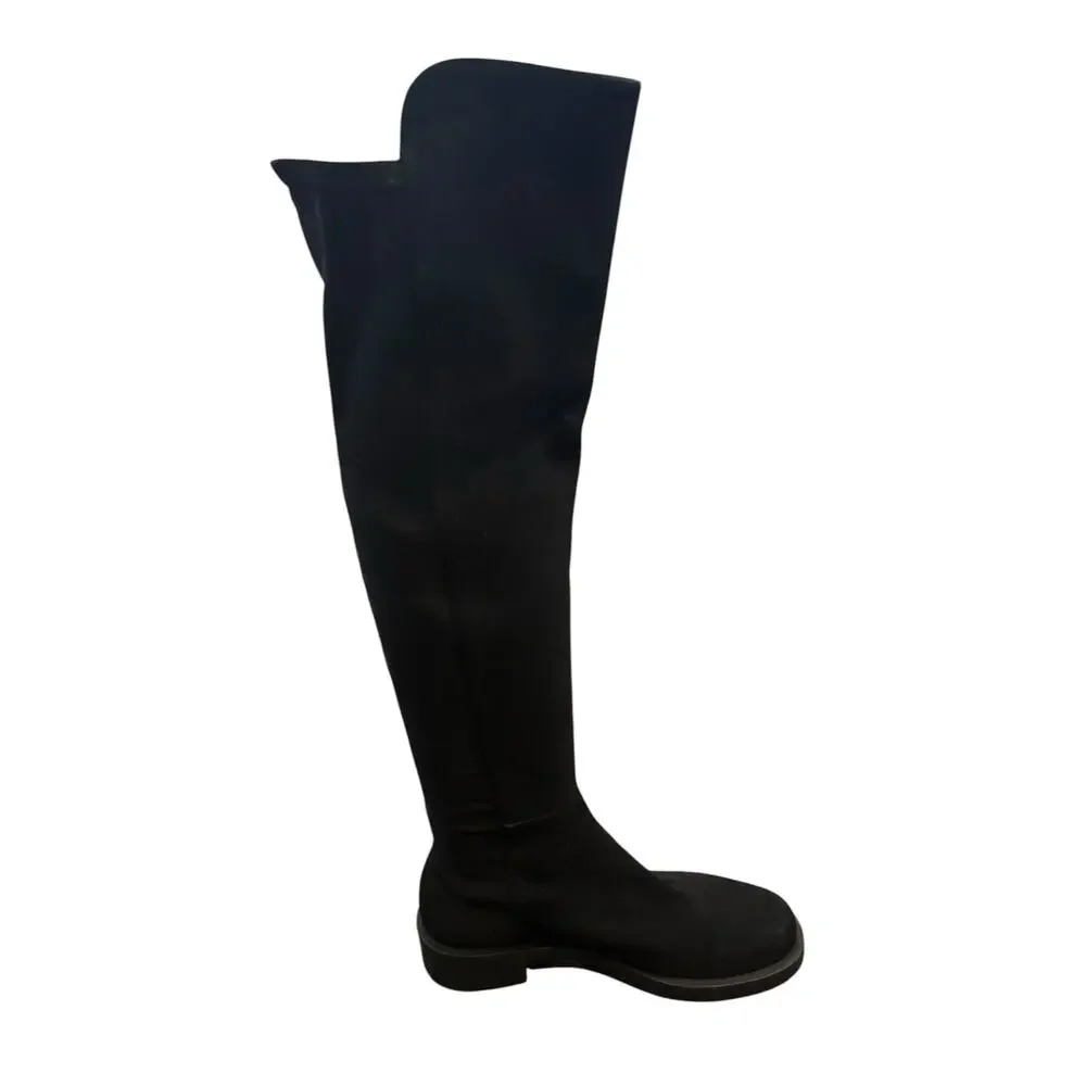 Stuart Weitzman 5050 Over The Knee Boots Suede Pull On Grunge Winter Fall 7.5B